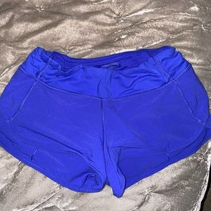 Lululemon speed shorts